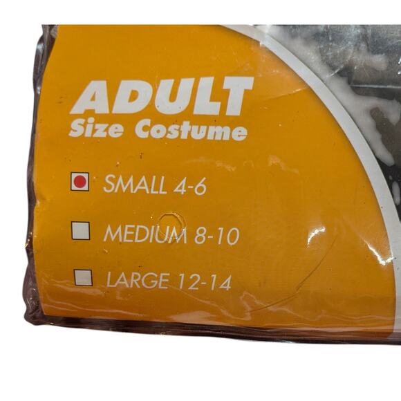 Halloween Roman Beauty Adult Womens Costume Dress Gold Headpiece size S 4-6 NWOT - Picture 4 of 4